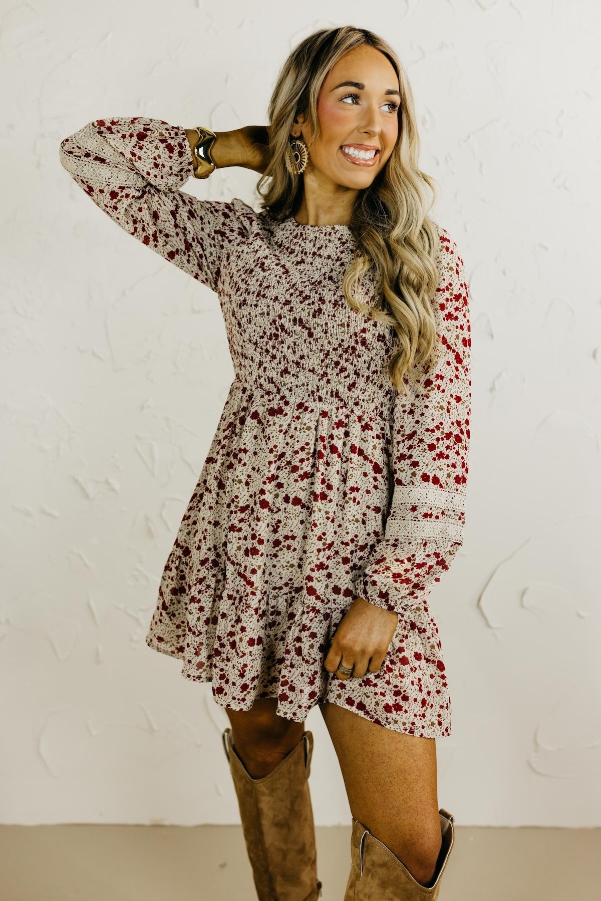 The Jonah Smocked Mini Dress