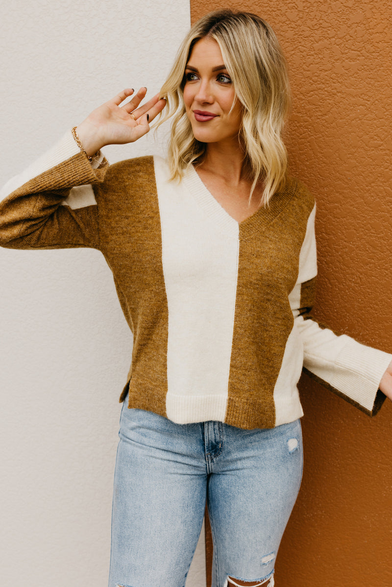 The Gloria Striped Jacquard Sweater