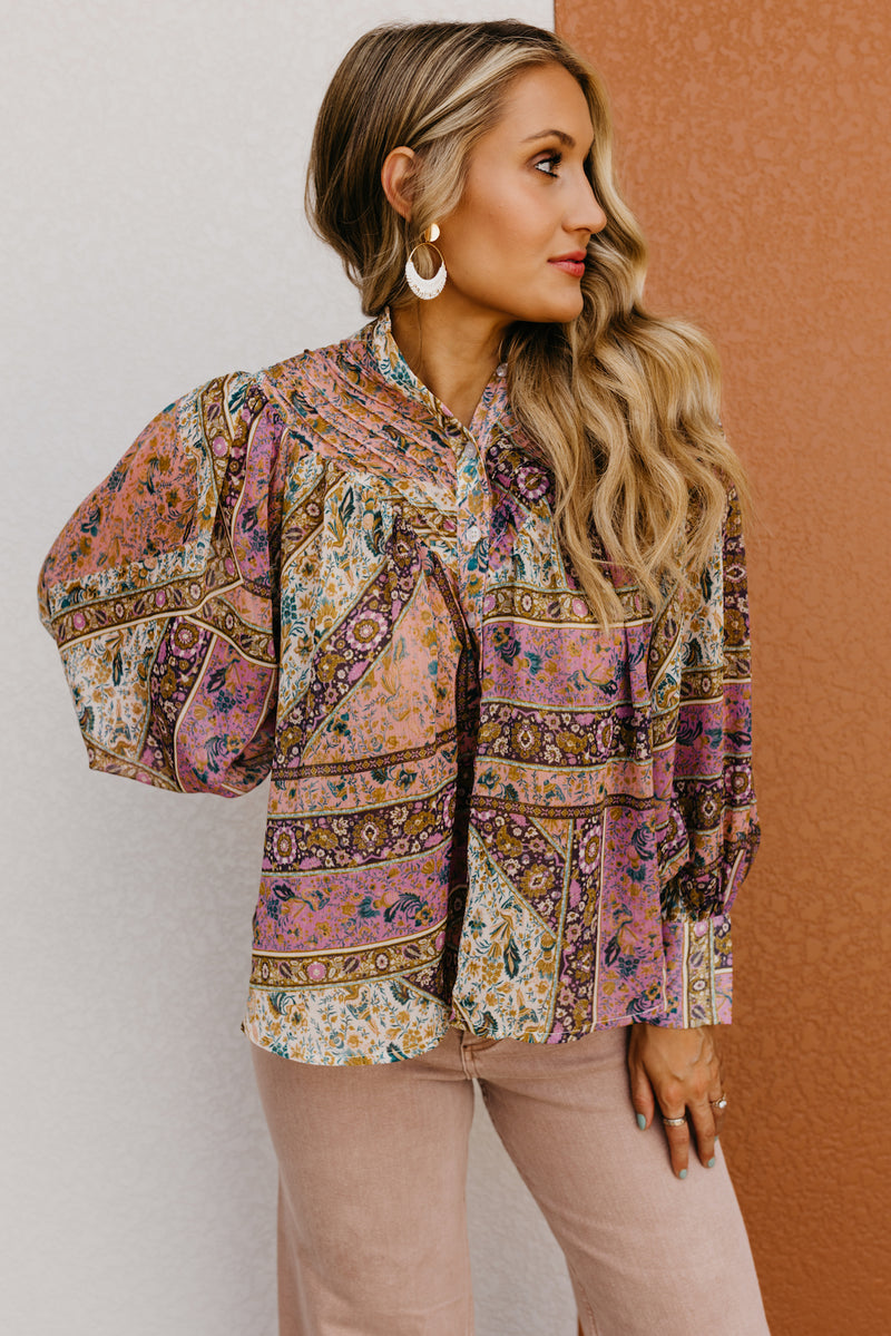 The Colson Paisley Print Blouse