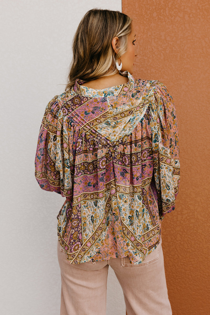 The Colson Paisley Print Blouse