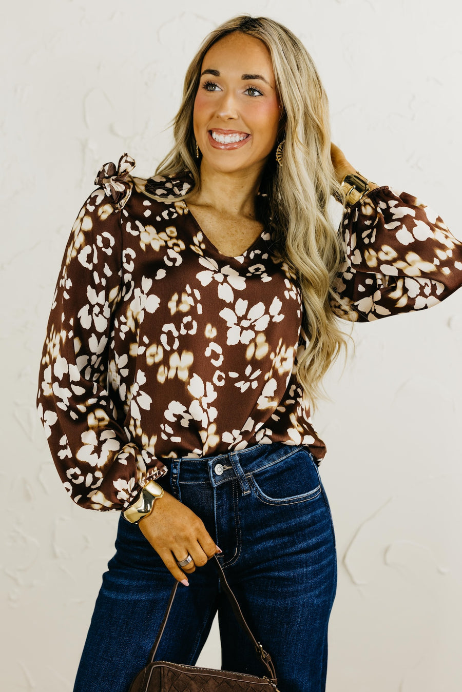 The Anson Ruffle Detail Blouse