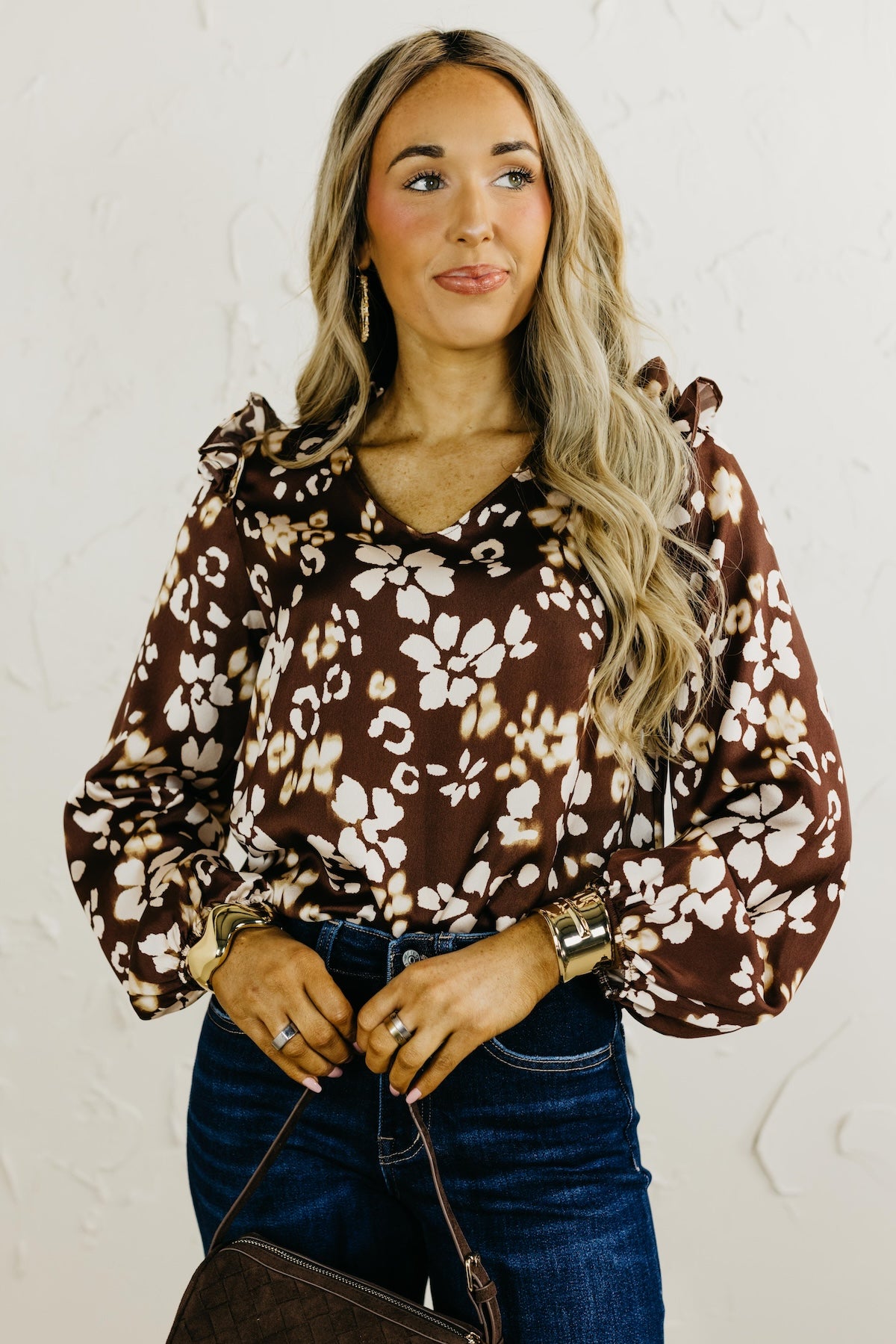 The Anson Ruffle Detail Blouse