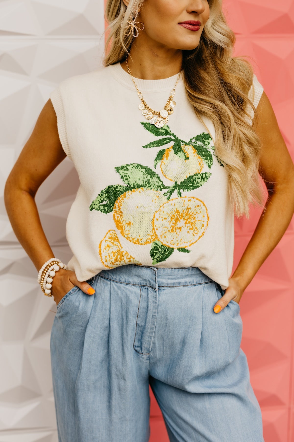 The Myles Lemon Sweater Vest