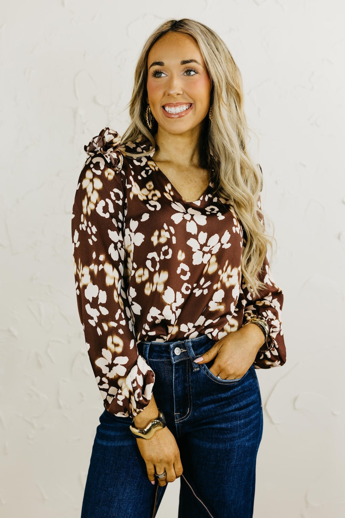 The Anson Ruffle Detail Blouse