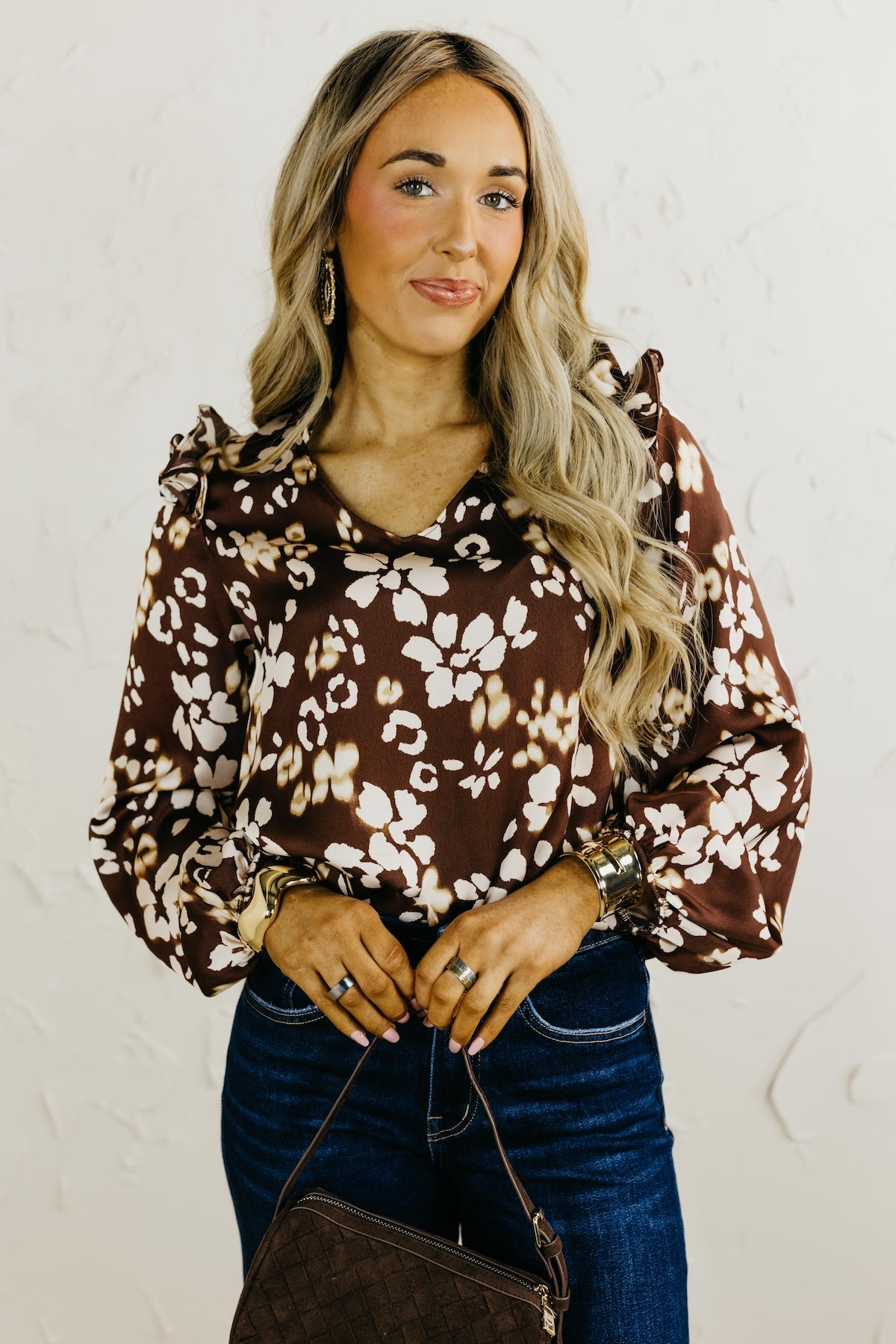 The Anson Ruffle Detail Blouse