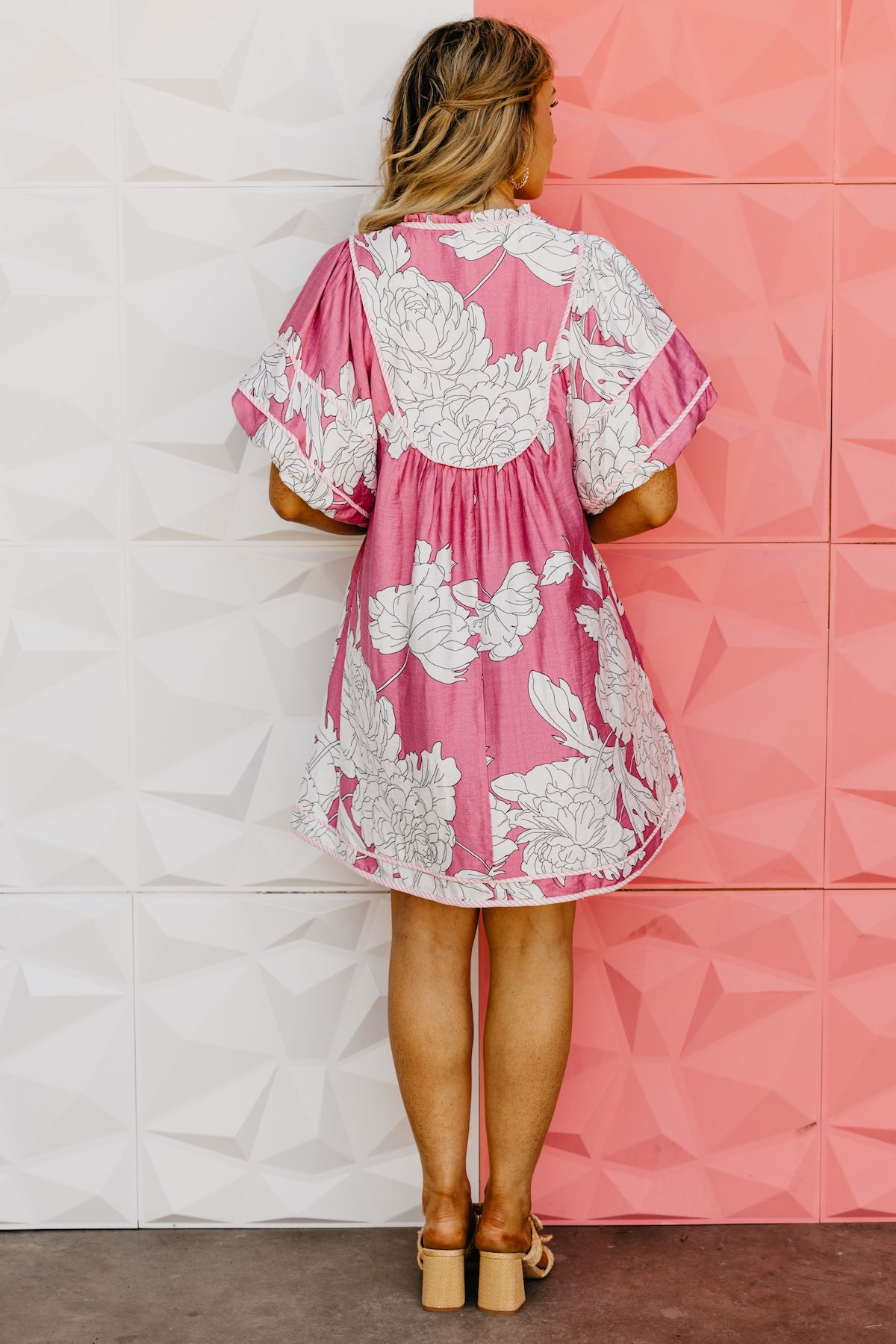 The Mariam Floral Babydoll Mini Dress