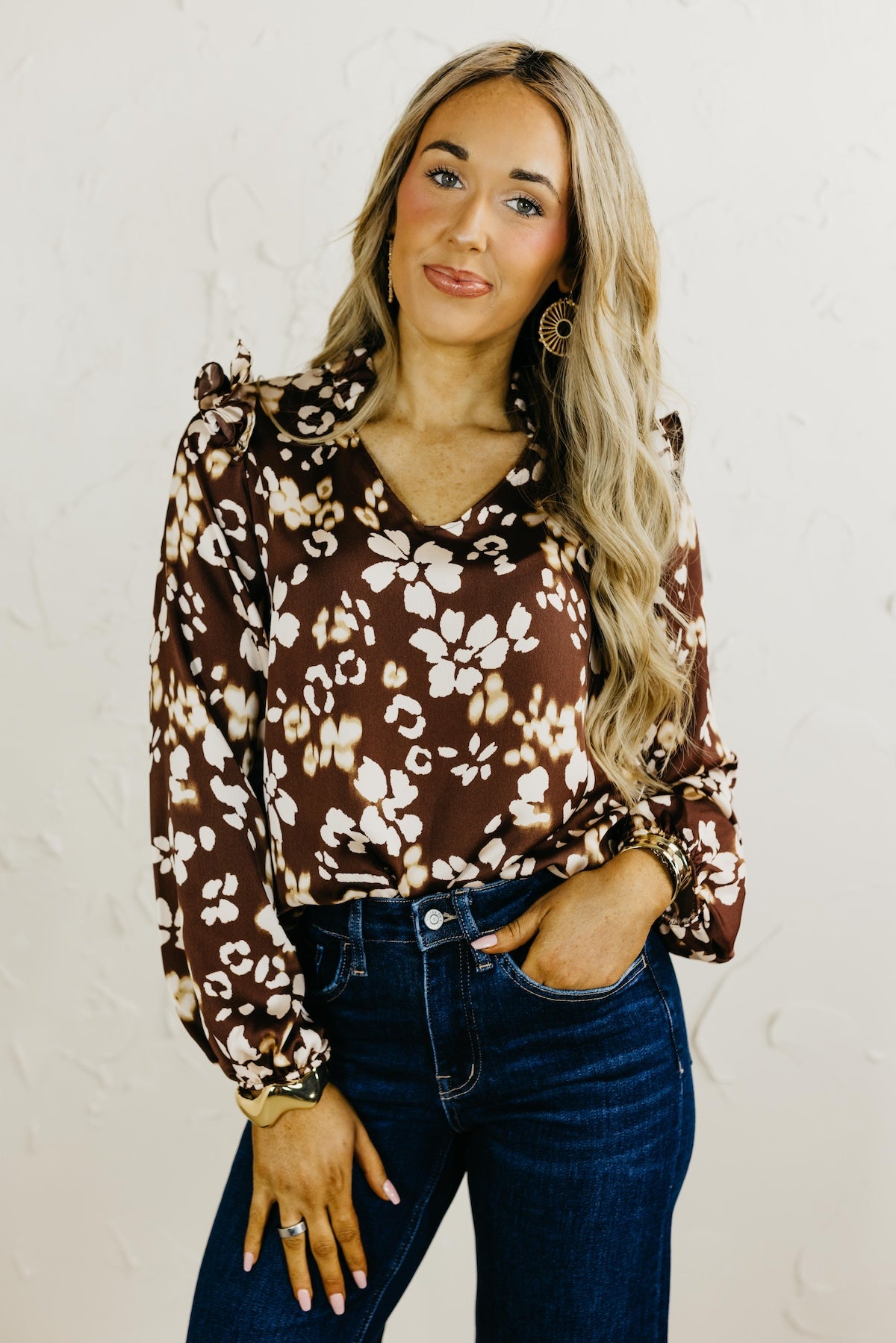 The Anson Ruffle Detail Blouse