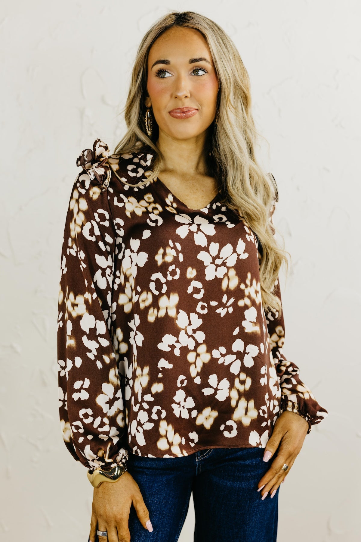 The Anson Ruffle Detail Blouse