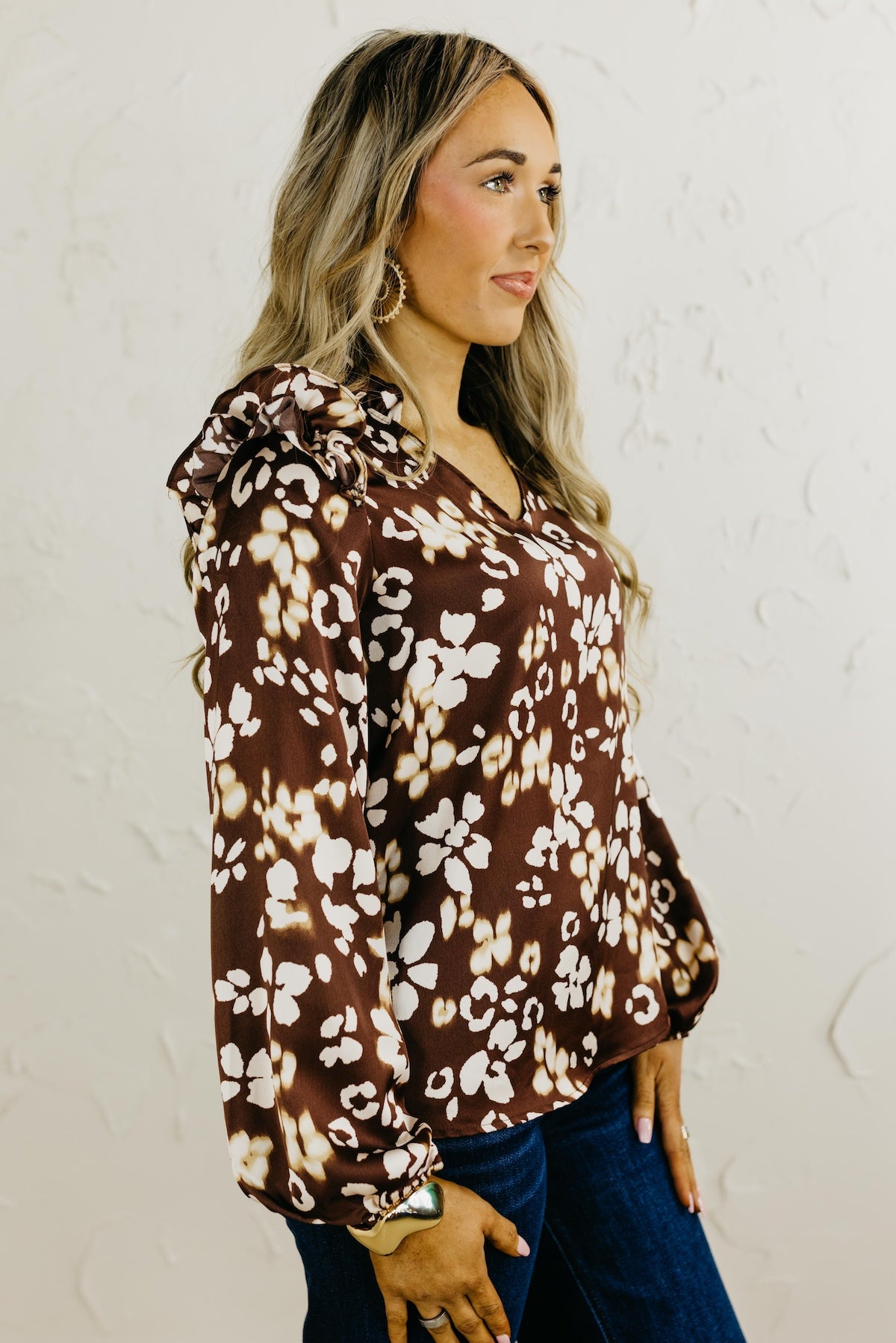 The Anson Ruffle Detail Blouse