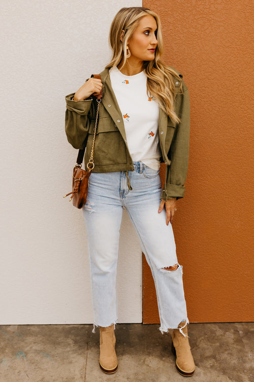 The Stetson Hooded Crop Jacket