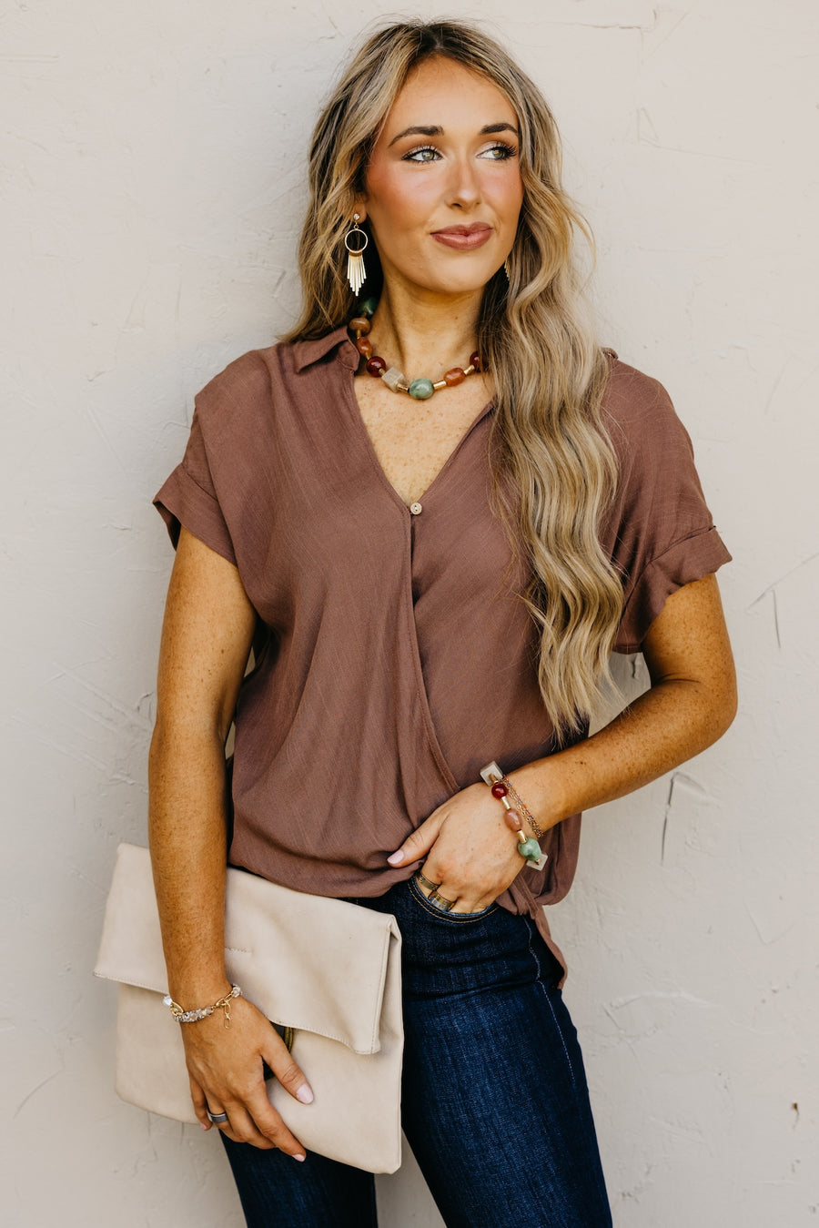 The Zaiden Wrap Top