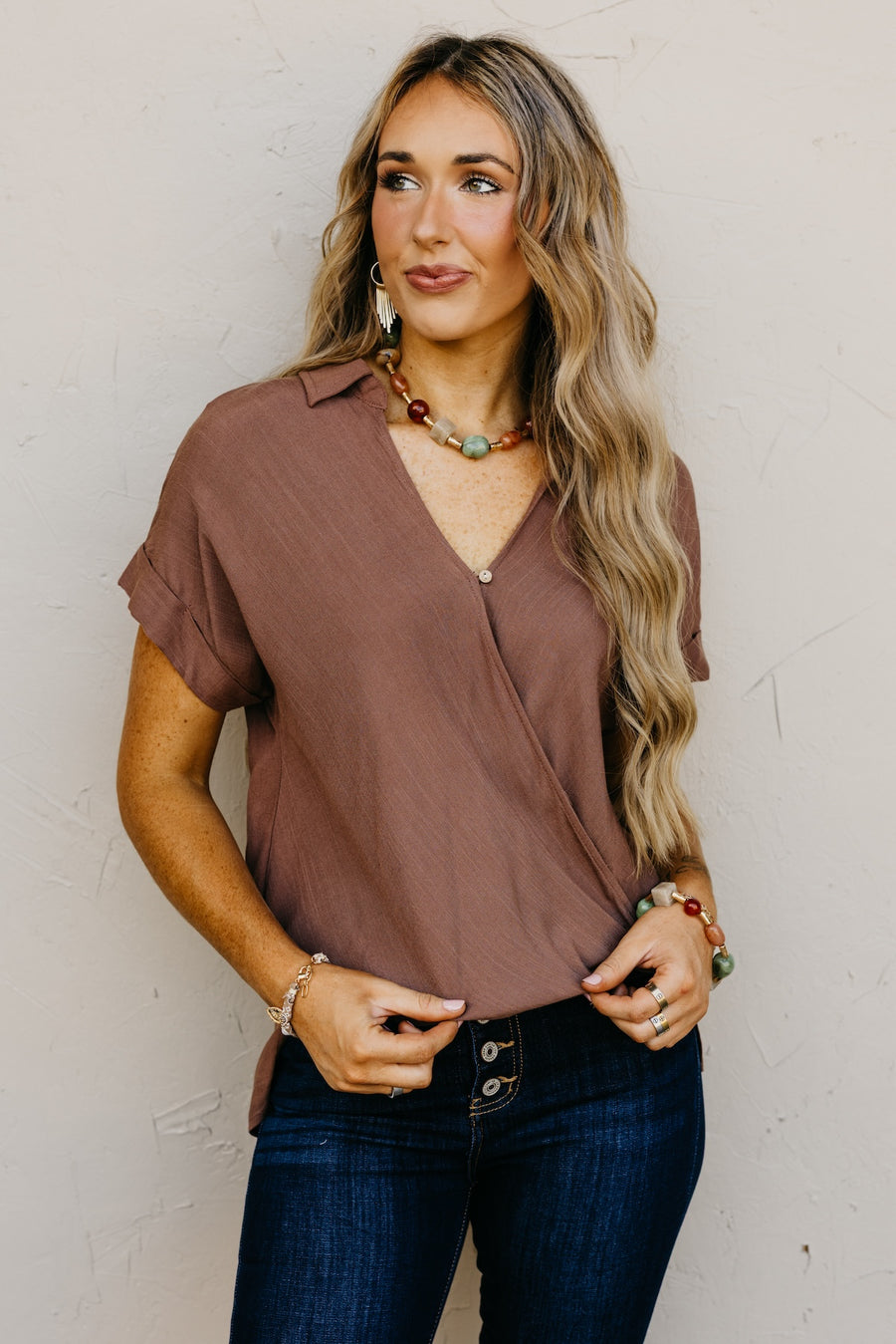 The Zaiden Wrap Top