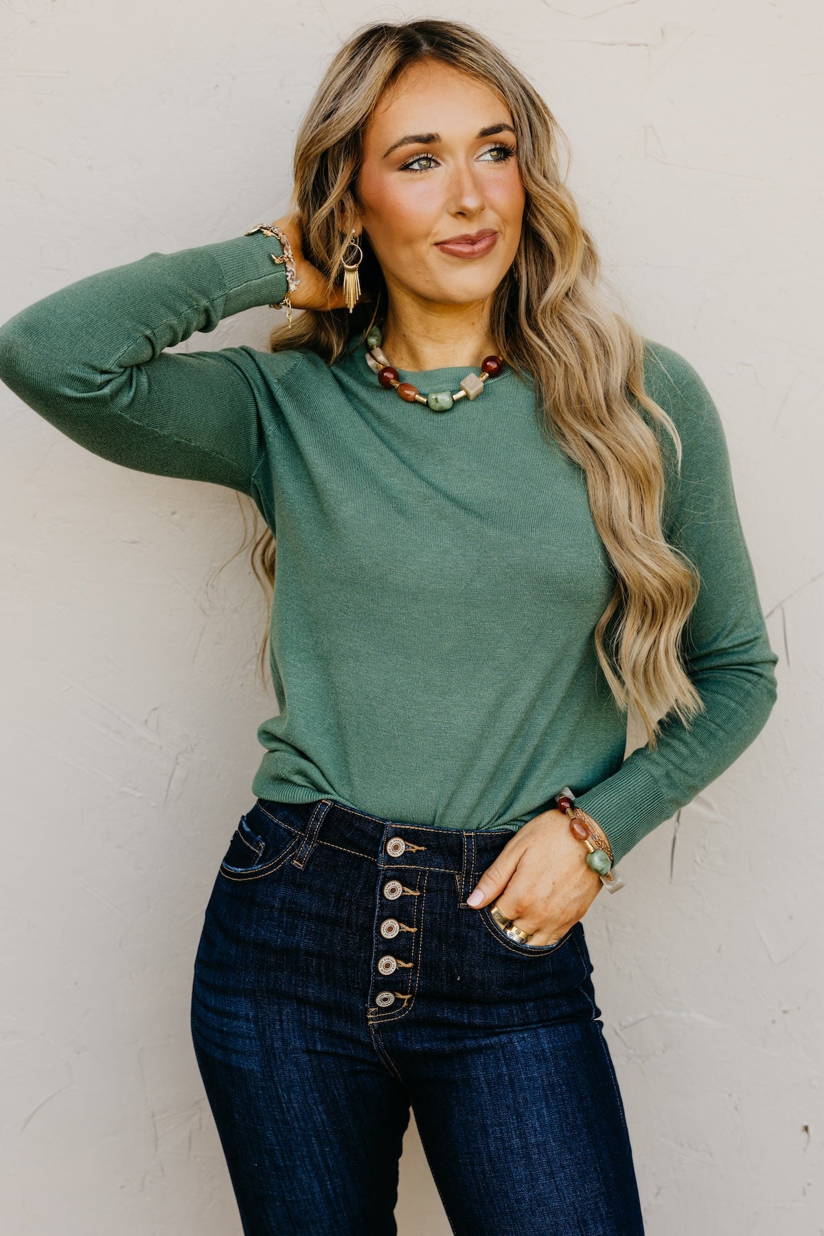 The Amiya Round Neck Sweater