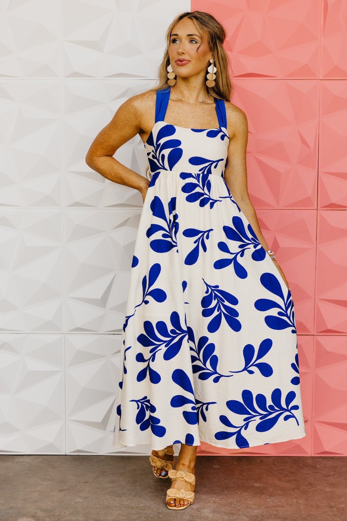The Arjun Empire Waist Midi Dress