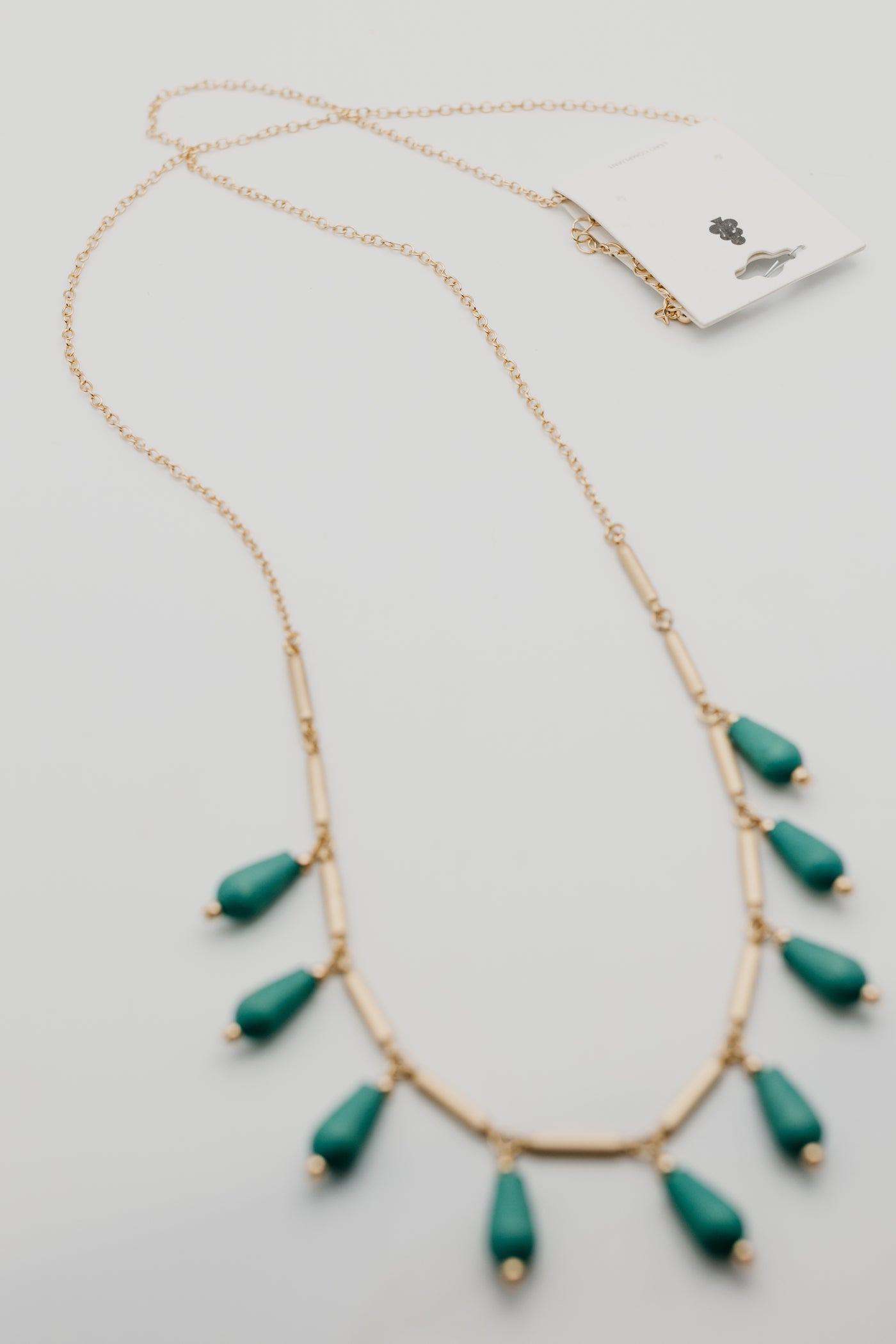 The Sharon Longline Teardrop Necklace