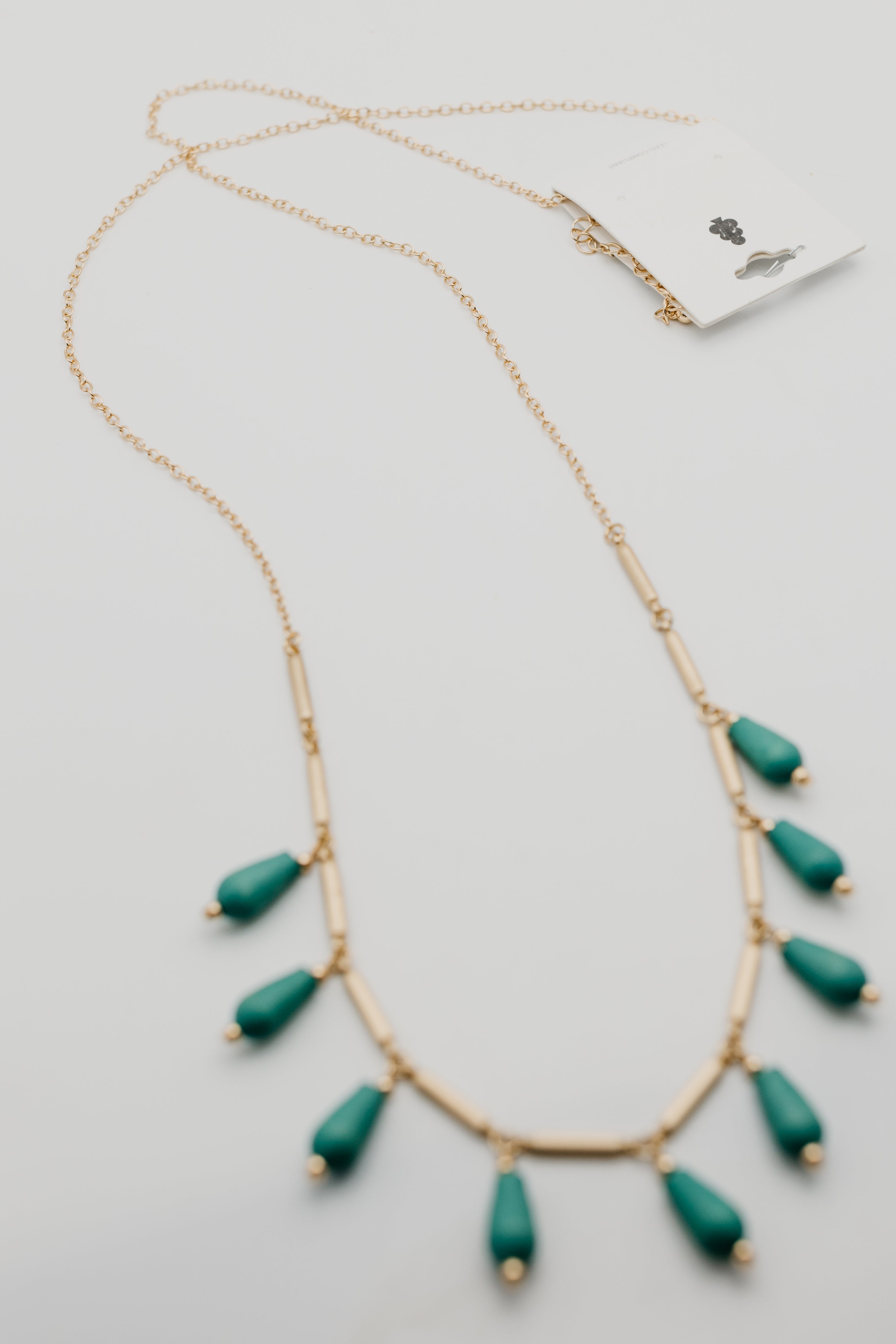 The Sharon Longline Teardrop Necklace