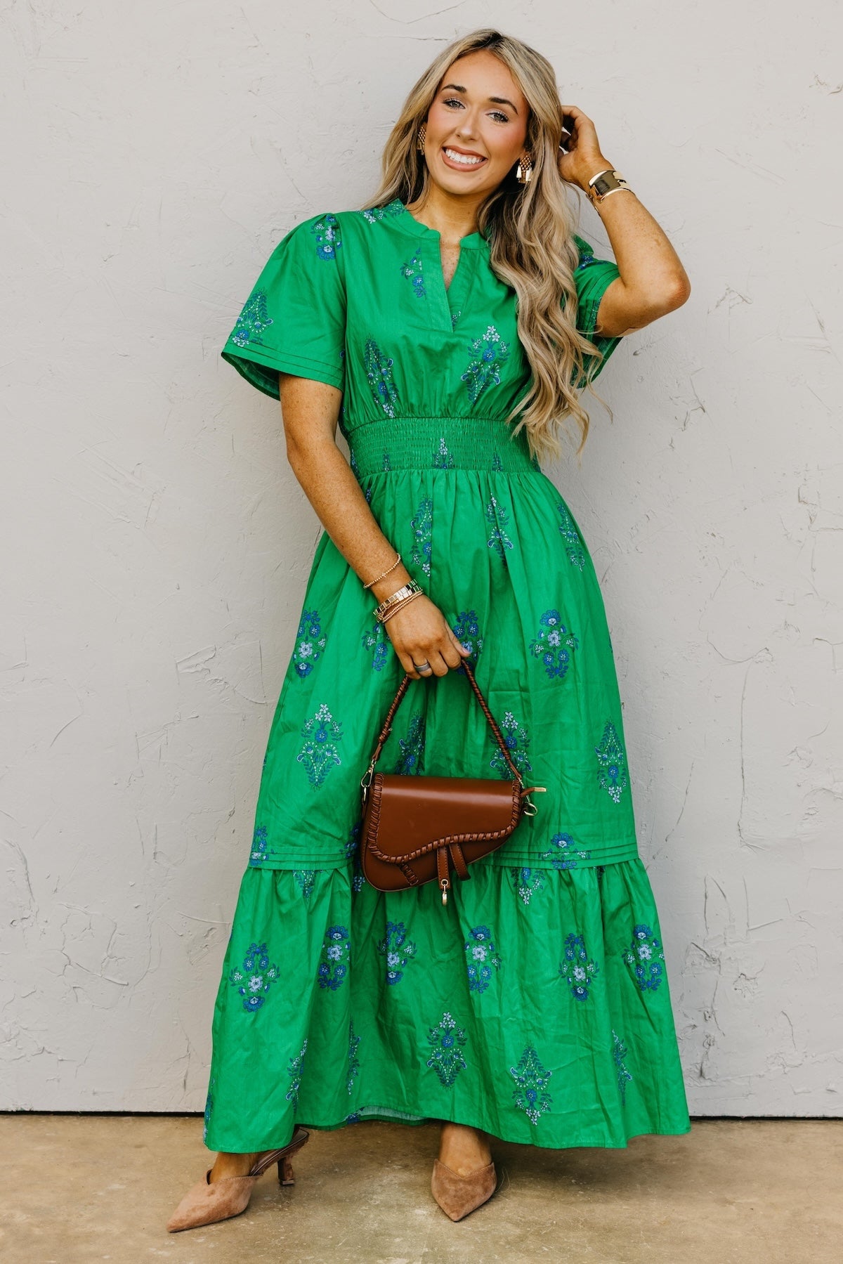 The Manuel Poplin Maxi Dress