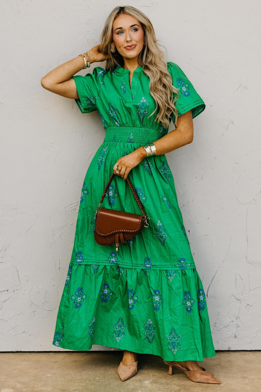 The Manuel Poplin Maxi Dress