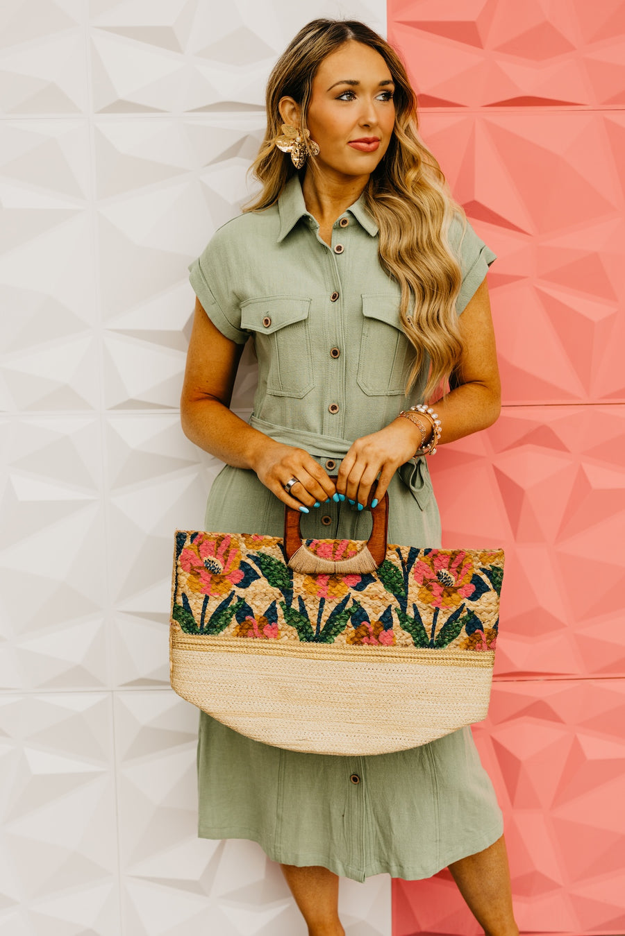 The Iker Button Up Midi Dress