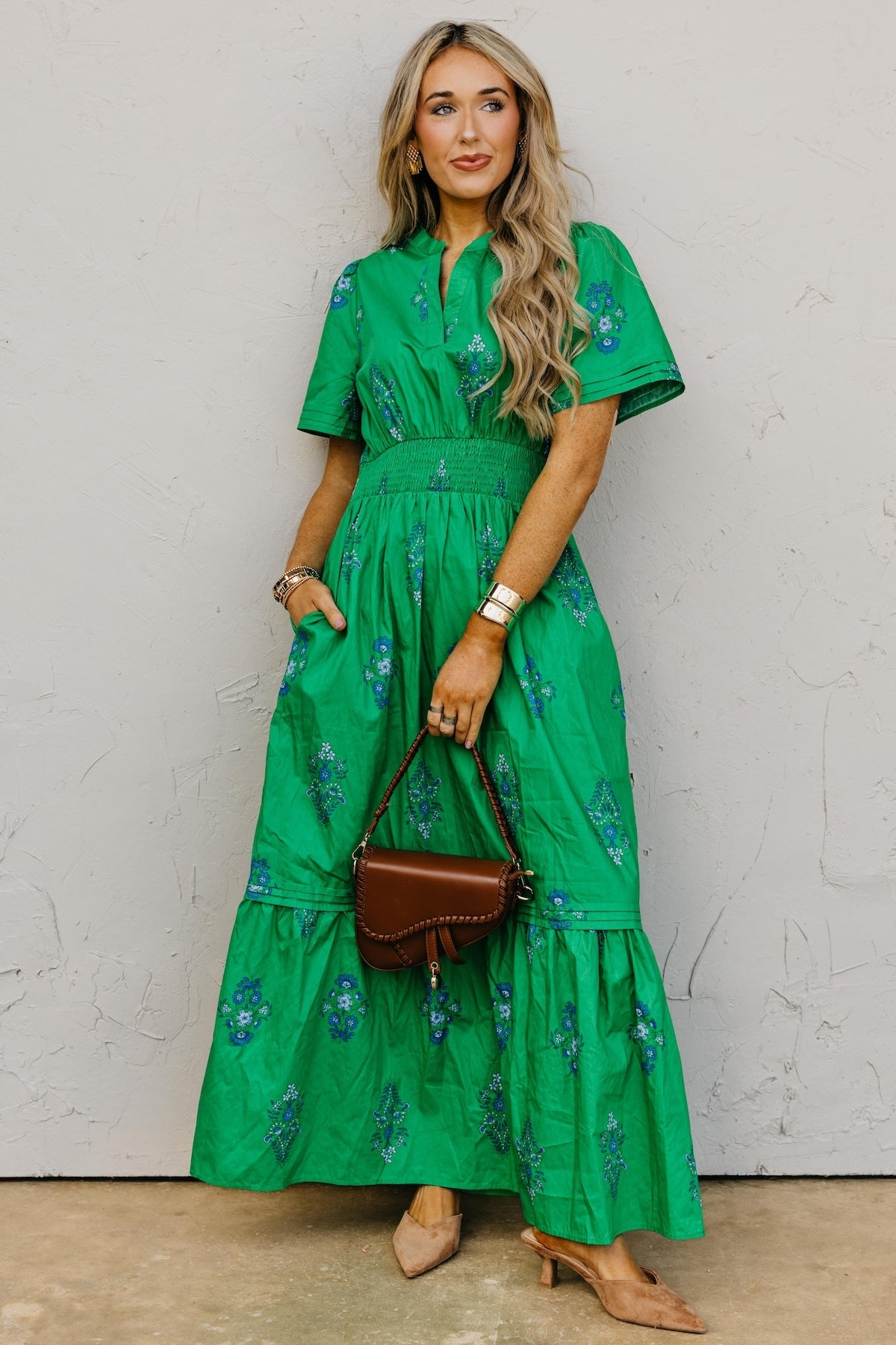 The Manuel Poplin Maxi Dress