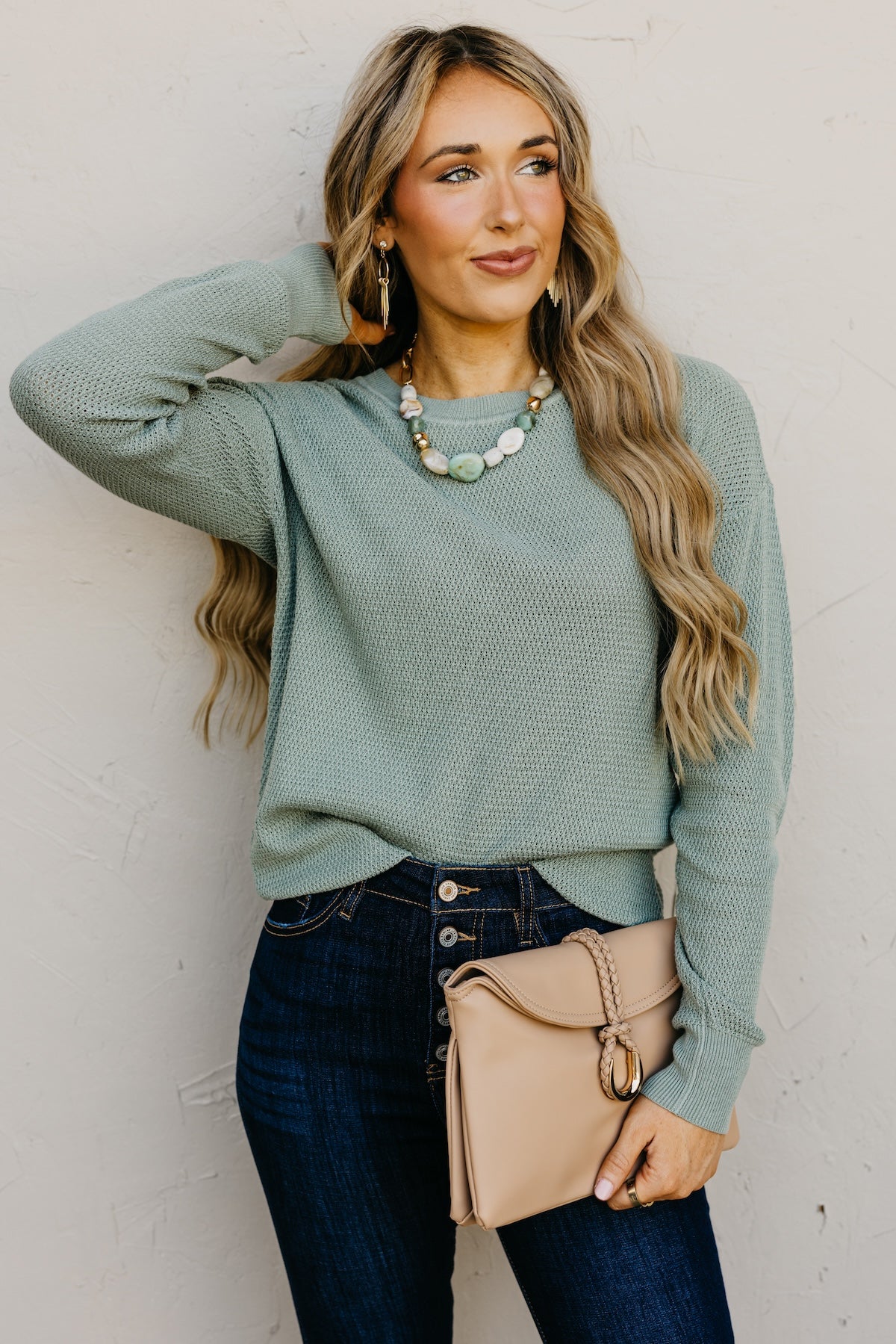 The Jeremy Drop Shoulder Sweater
