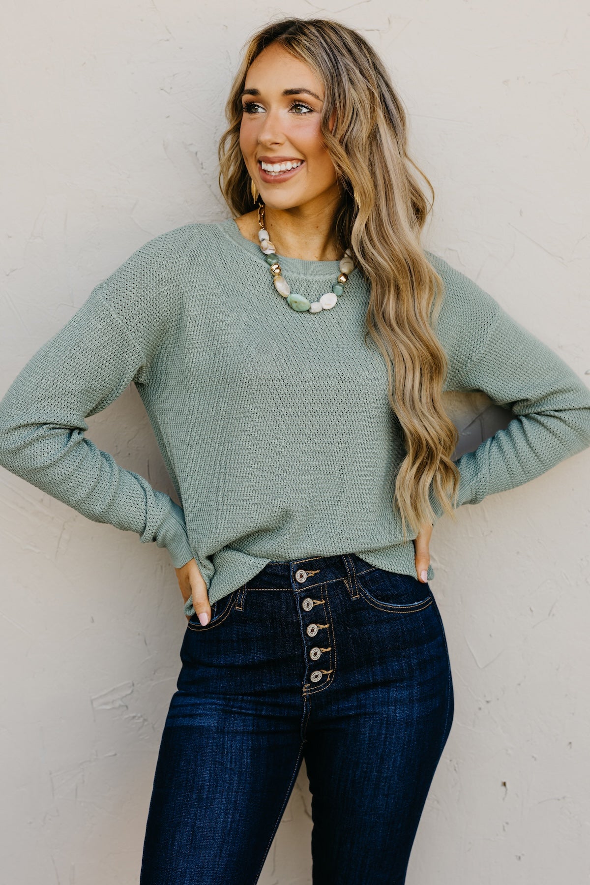 The Jeremy Drop Shoulder Sweater
