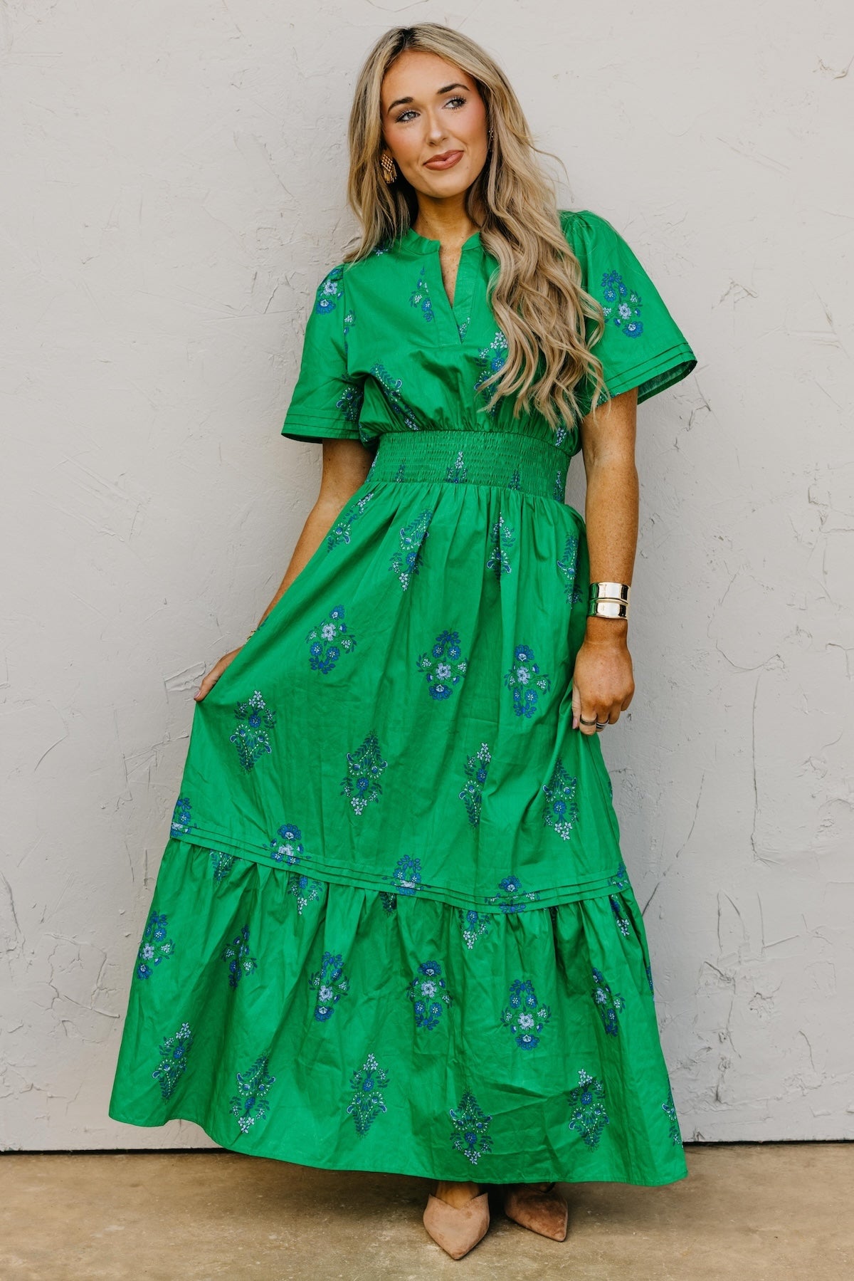 The Manuel Poplin Maxi Dress