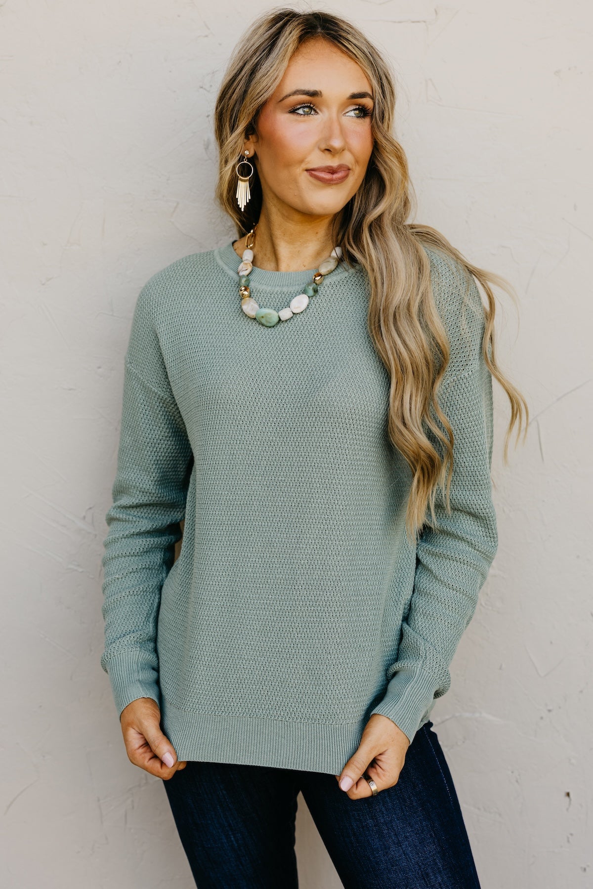 The Jeremy Drop Shoulder Sweater