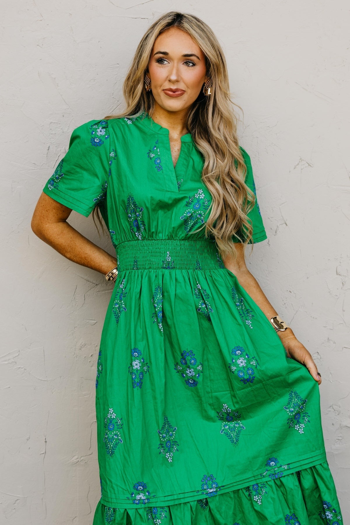The Manuel Poplin Maxi Dress