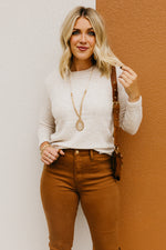 The Ridge Marled Ribbed Hem Sweater