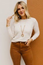 The Ridge Marled Ribbed Hem Sweater
