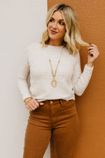 The Ridge Marled Ribbed Hem Sweater