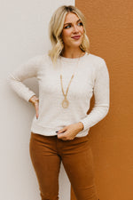 The Ridge Marled Ribbed Hem Sweater