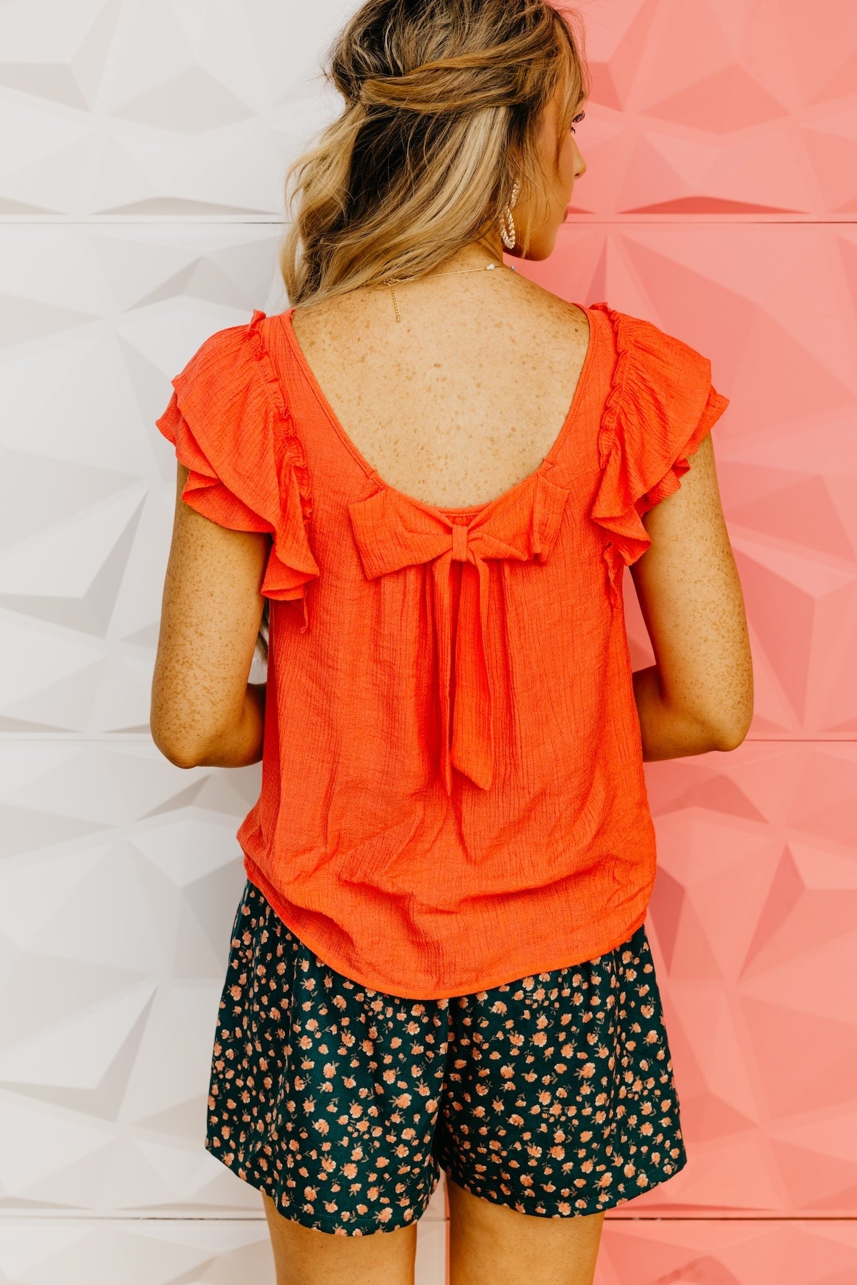 The Fredrick Bow Back Top