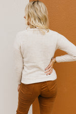 The Ridge Marled Ribbed Hem Sweater