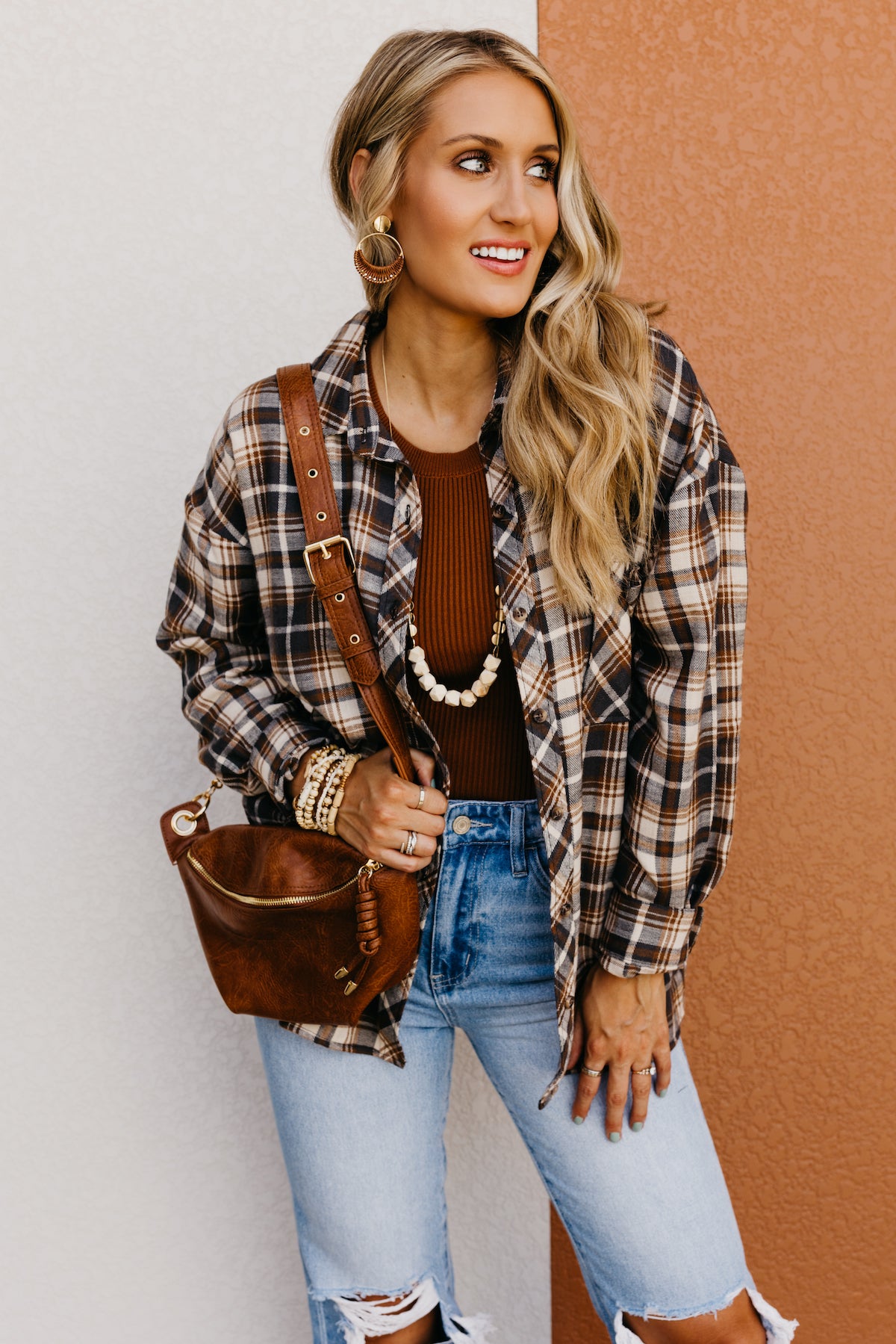 The Dani Boyfriend Flannel Shirt  - FINAL SALE