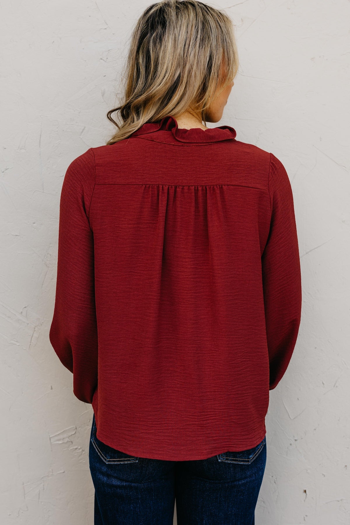 The Bart Ruffle Detail Blouse