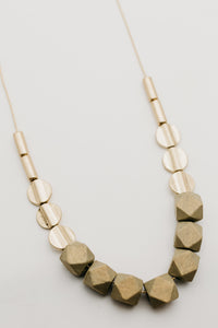 The Killian Wood Bead Necklace