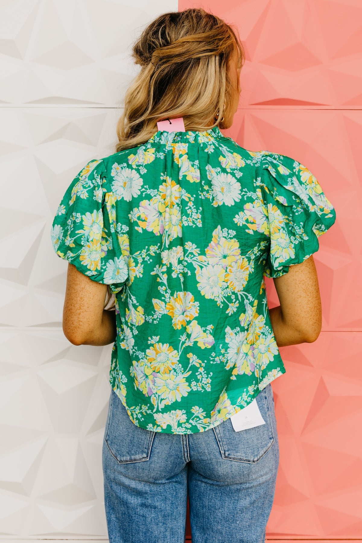 The Tony Floral V Neck Top