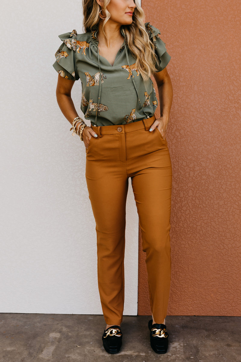 The Shantel Slim Fit Trouser Pants