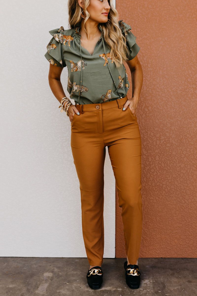 The Shantel Slim Fit Trouser Pants