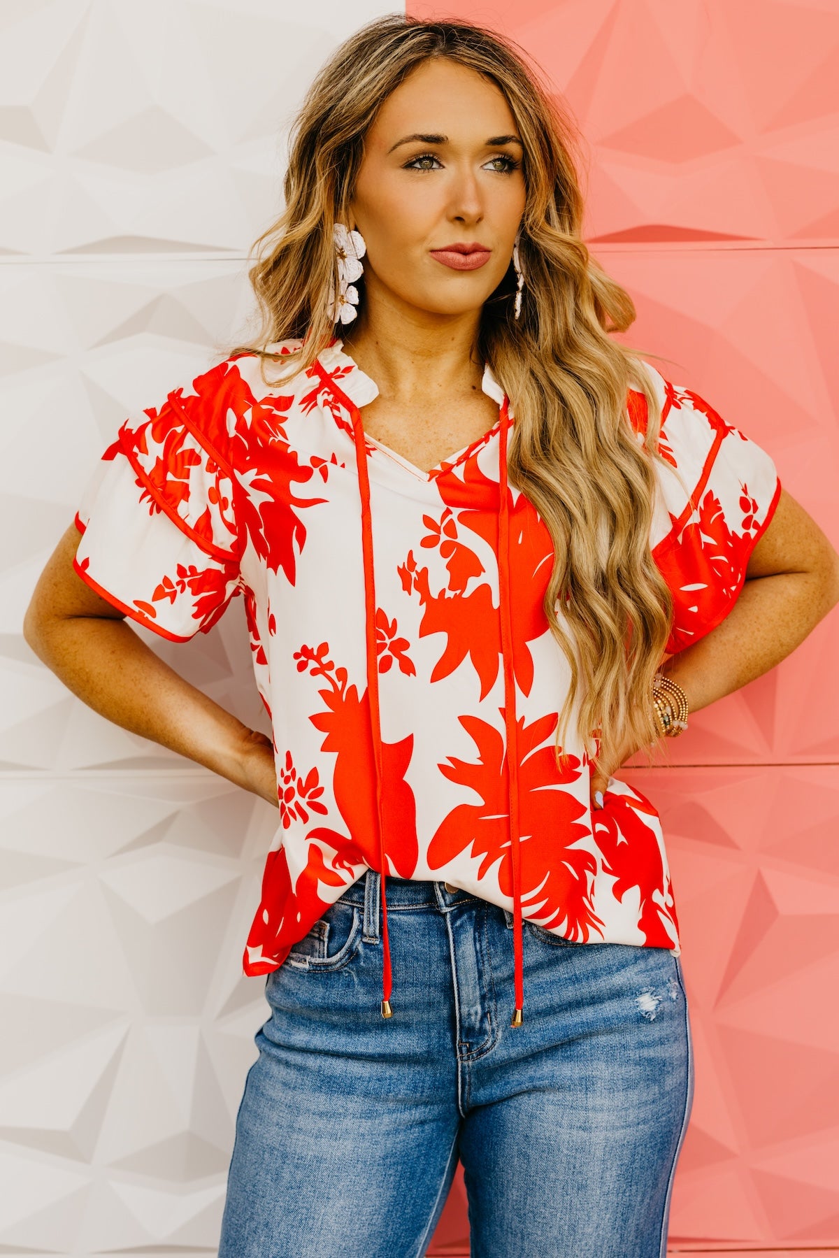 The Emely Tiered Sleeve Blouse
