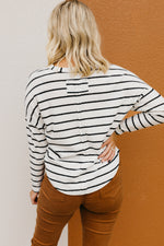 The Alessandro Raglan Striped Knit Top