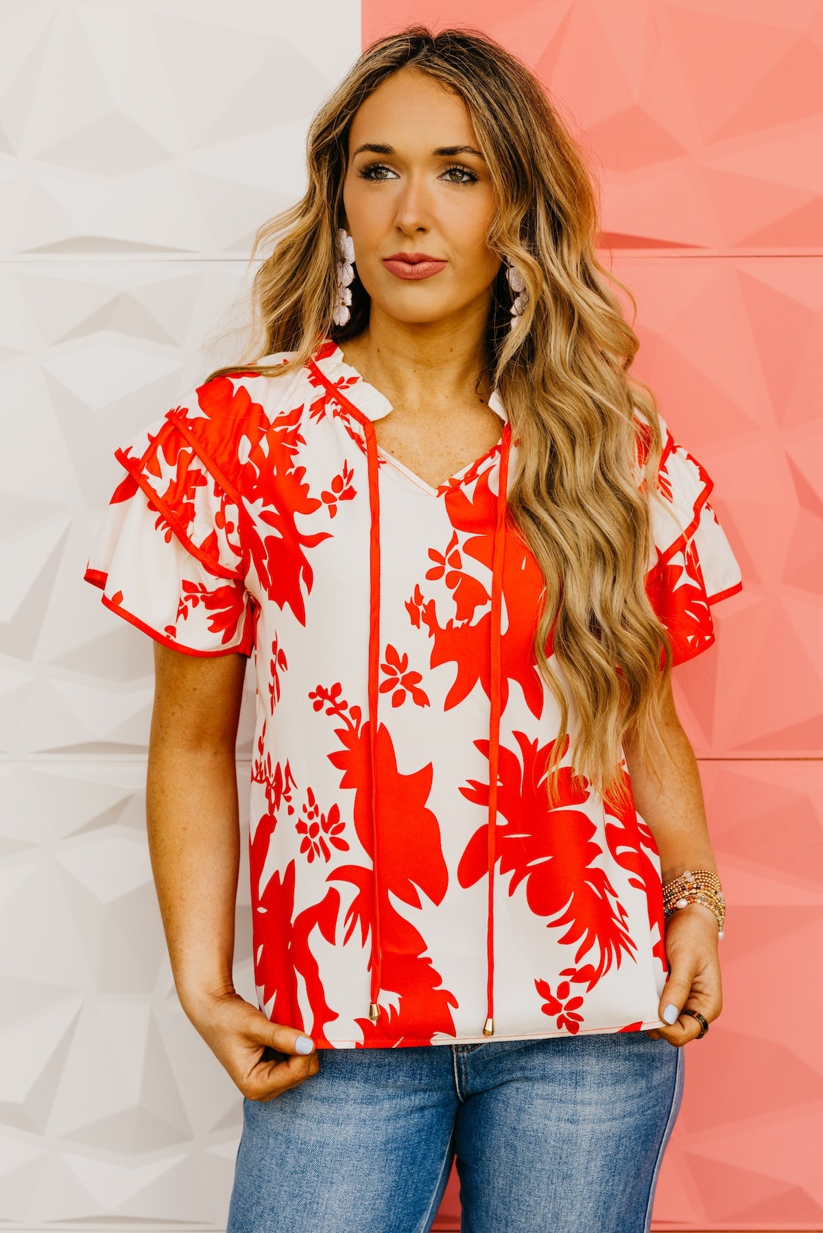 The Emely Tiered Sleeve Blouse