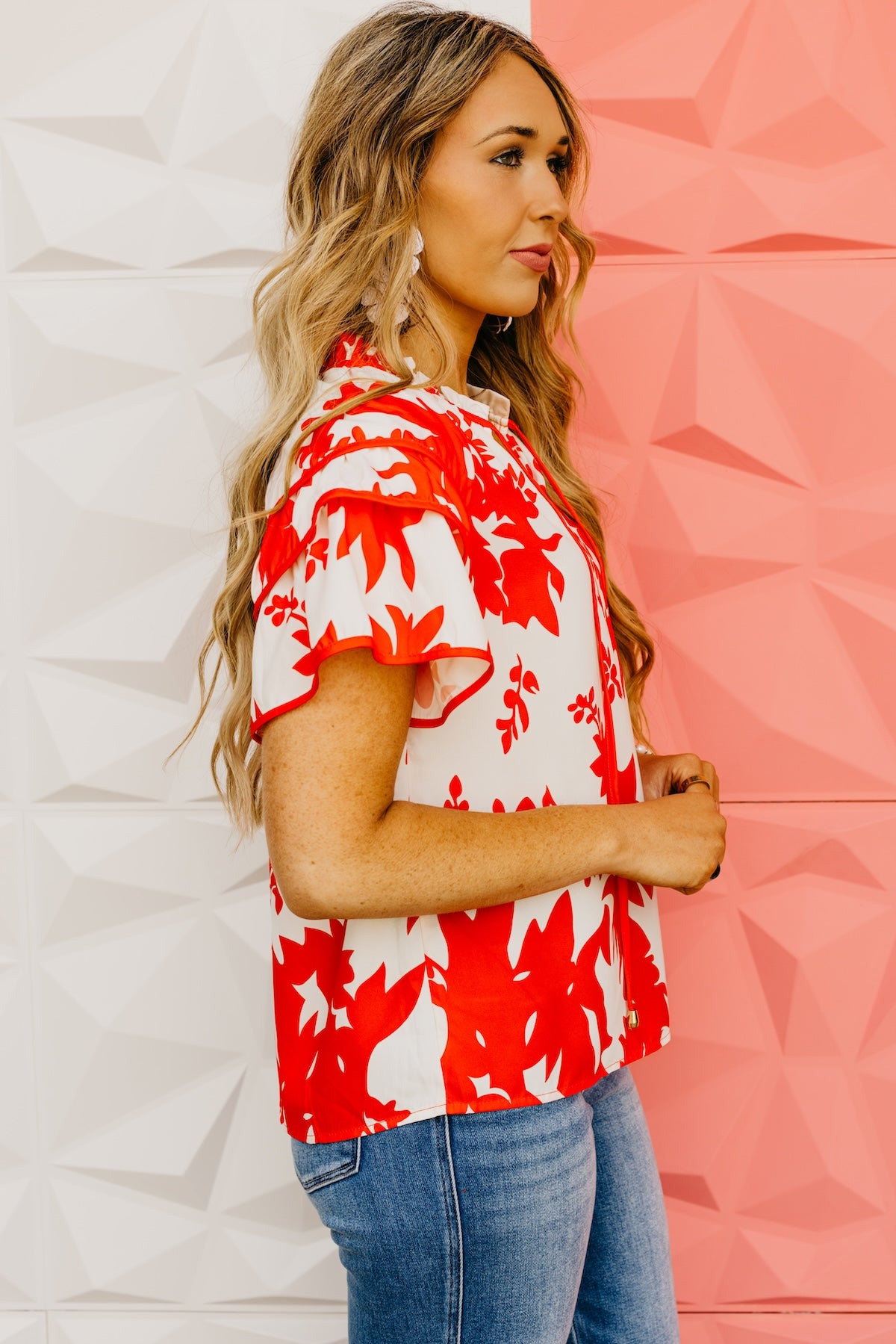 The Emely Tiered Sleeve Blouse