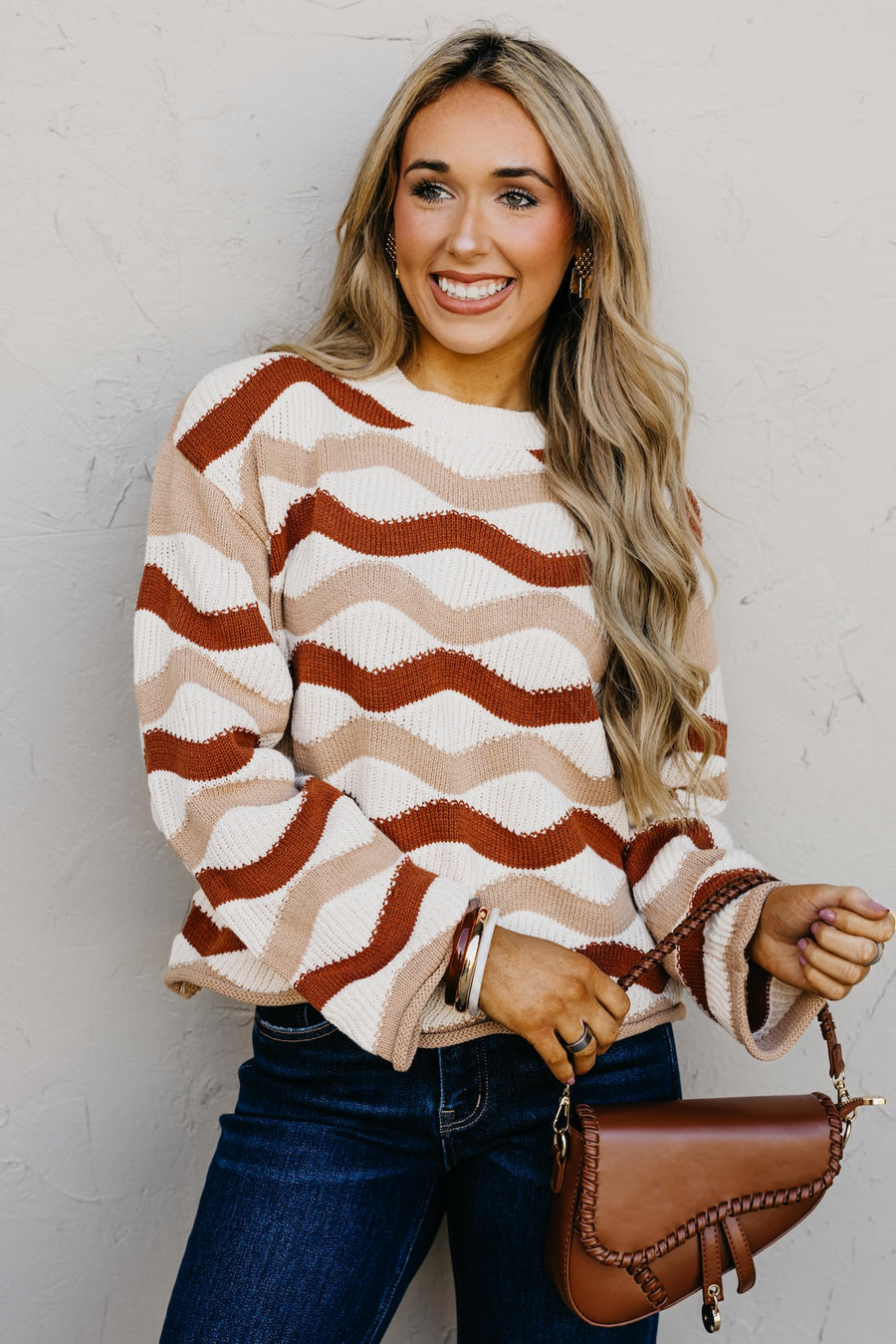 The Melany Wavy Sweater