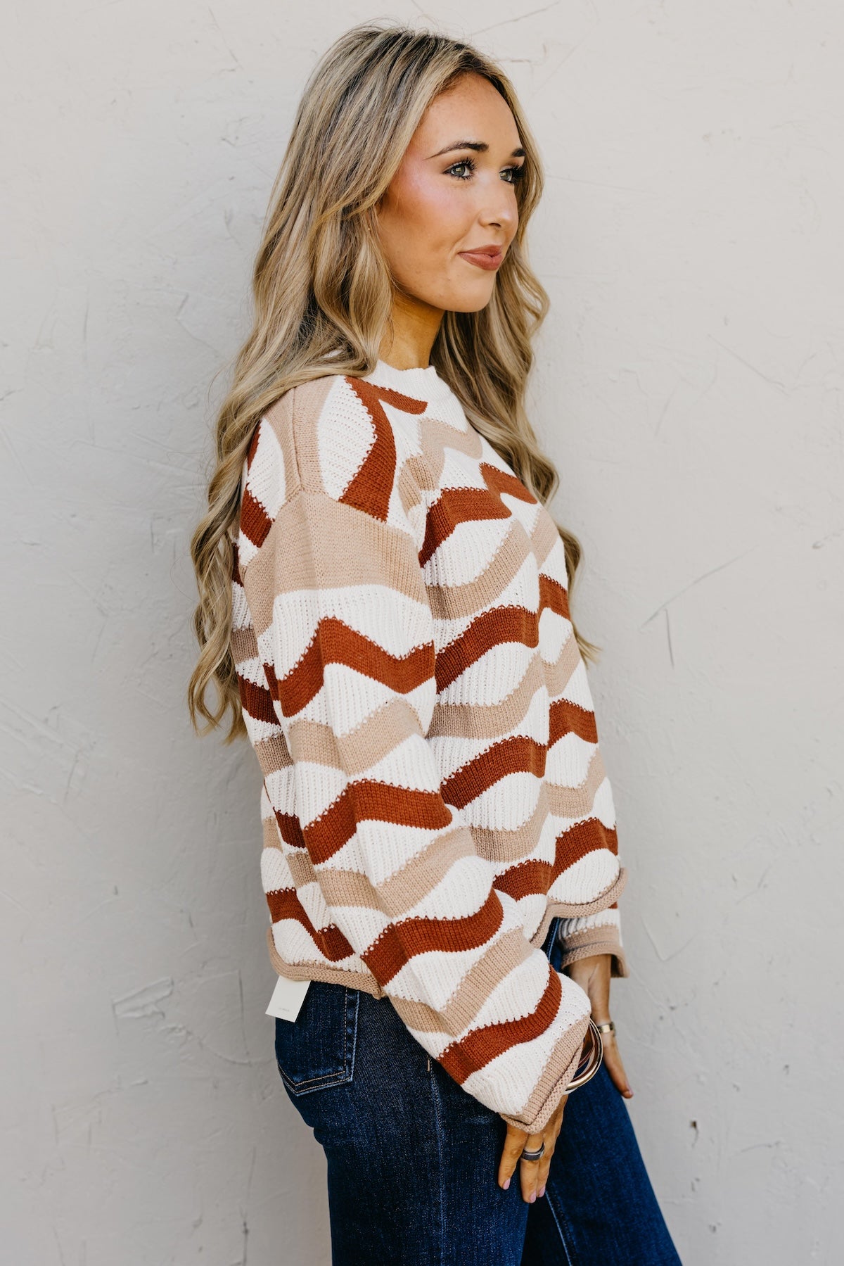 The Melany Wavy Sweater