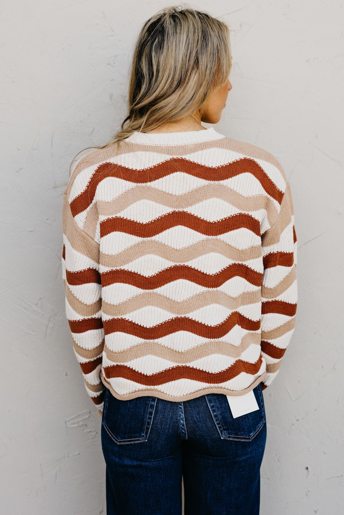 The Melany Wavy Sweater