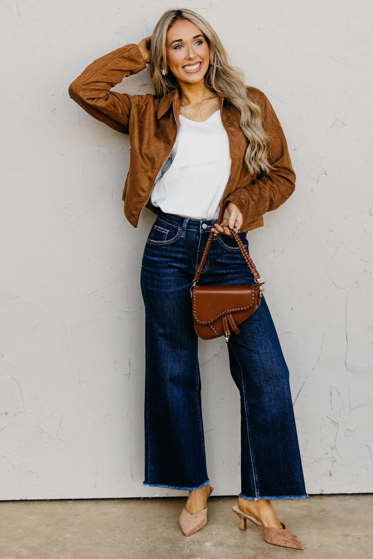 The Bethany Faux Suede Jacket