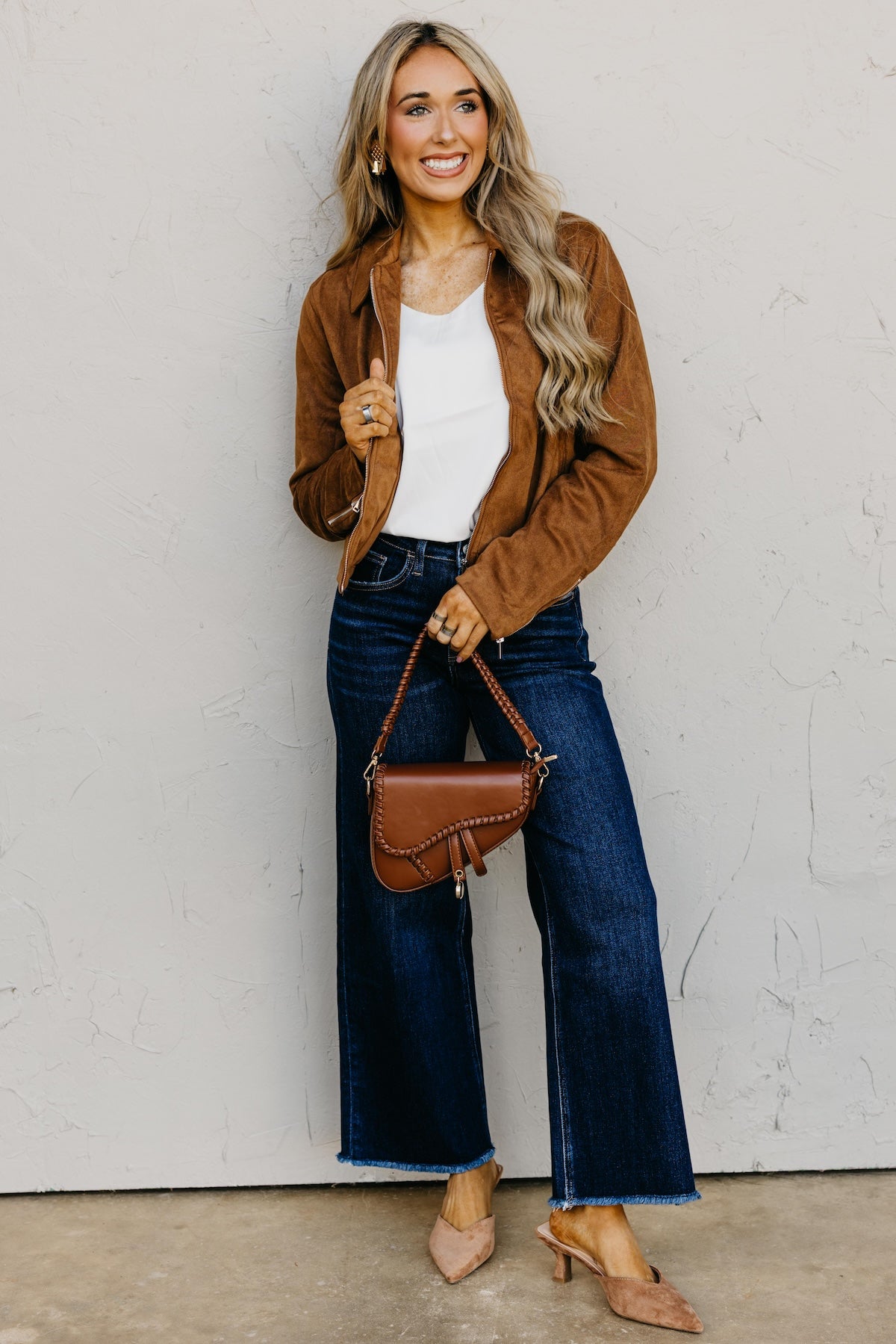 The Bethany Faux Suede Jacket